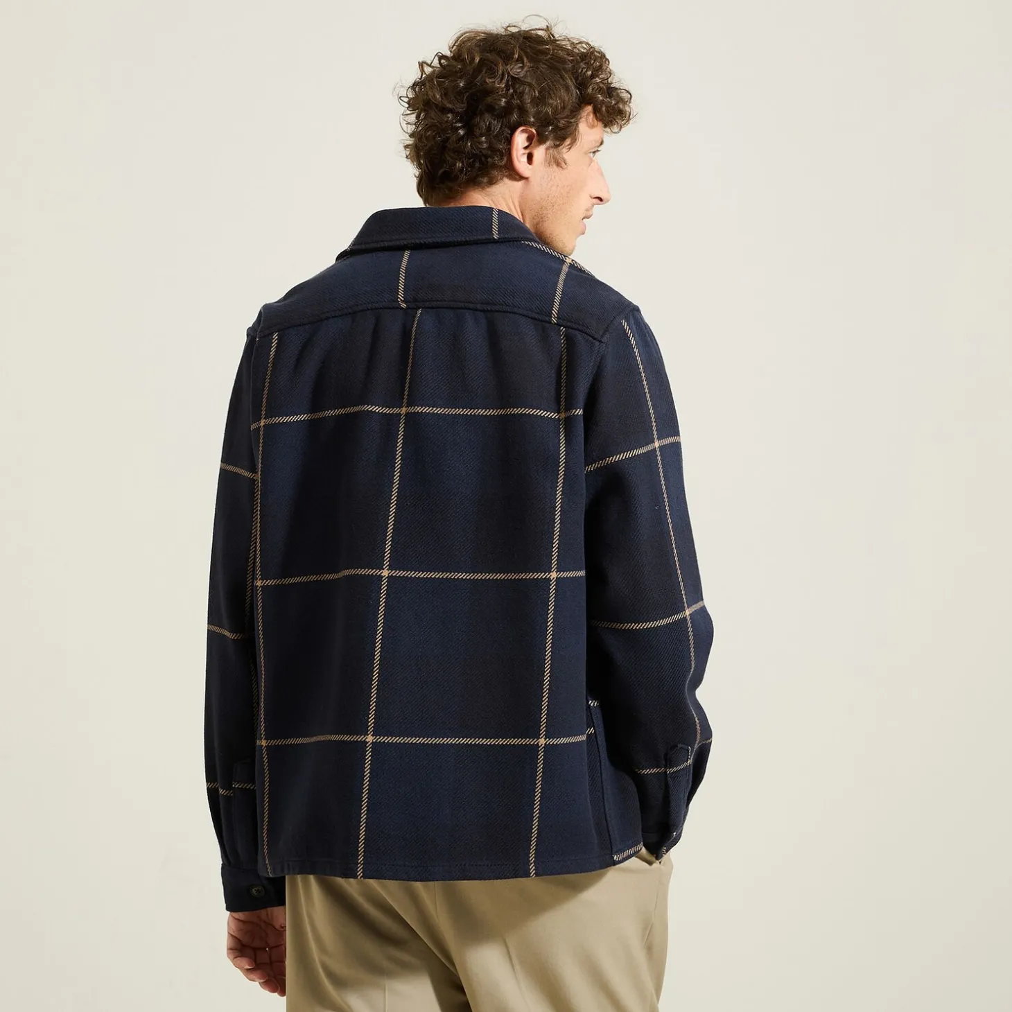 Hot Katoenen overhemd met ruitjes Overshirt|Overhemd