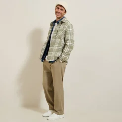 Best Sale Katoenen overhemd met ruitjes Overshirt|Overhemd