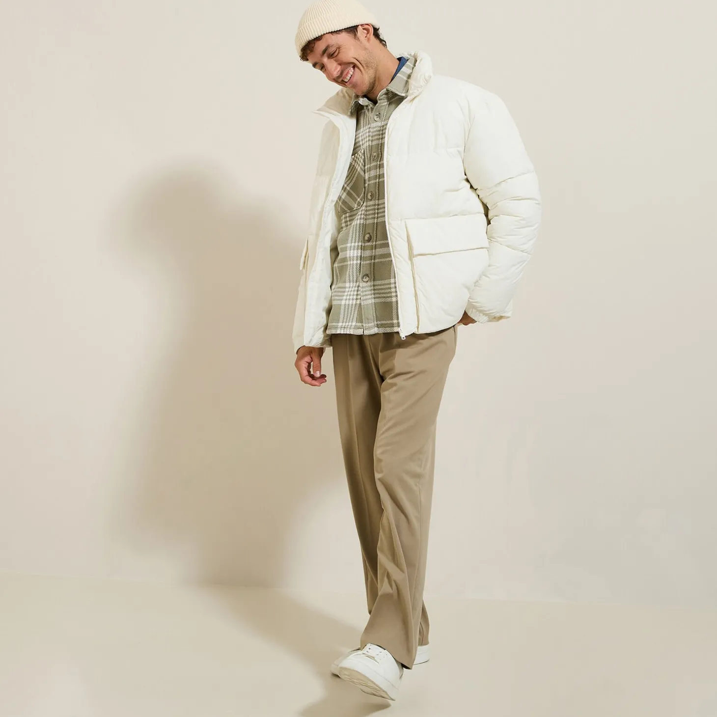 Best Sale Katoenen overhemd met ruitjes Overshirt|Overhemd