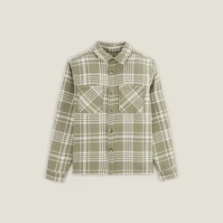 Best Sale Katoenen overhemd met ruitjes Overshirt|Overhemd