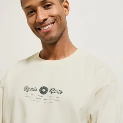 Fashion Katoenen T-shirt met ronde hals en print T-shirt