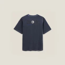 Discount Katoenen T-shirt met ronde hals en print T-shirt