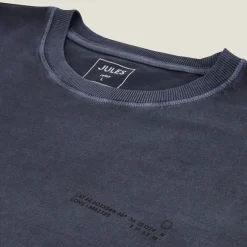 Discount Katoenen T-shirt met ronde hals en print T-shirt