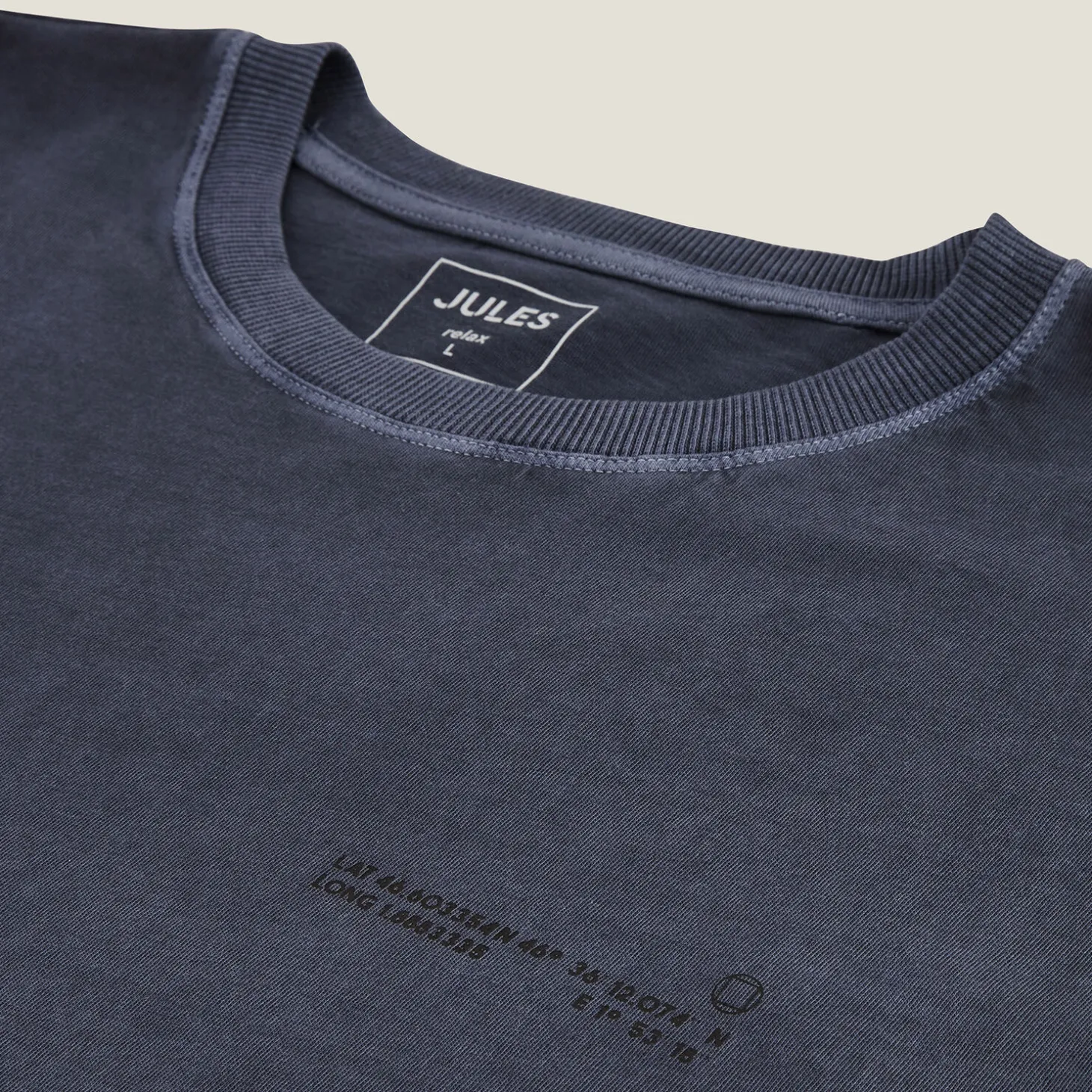 Discount Katoenen T-shirt met ronde hals en print T-shirt