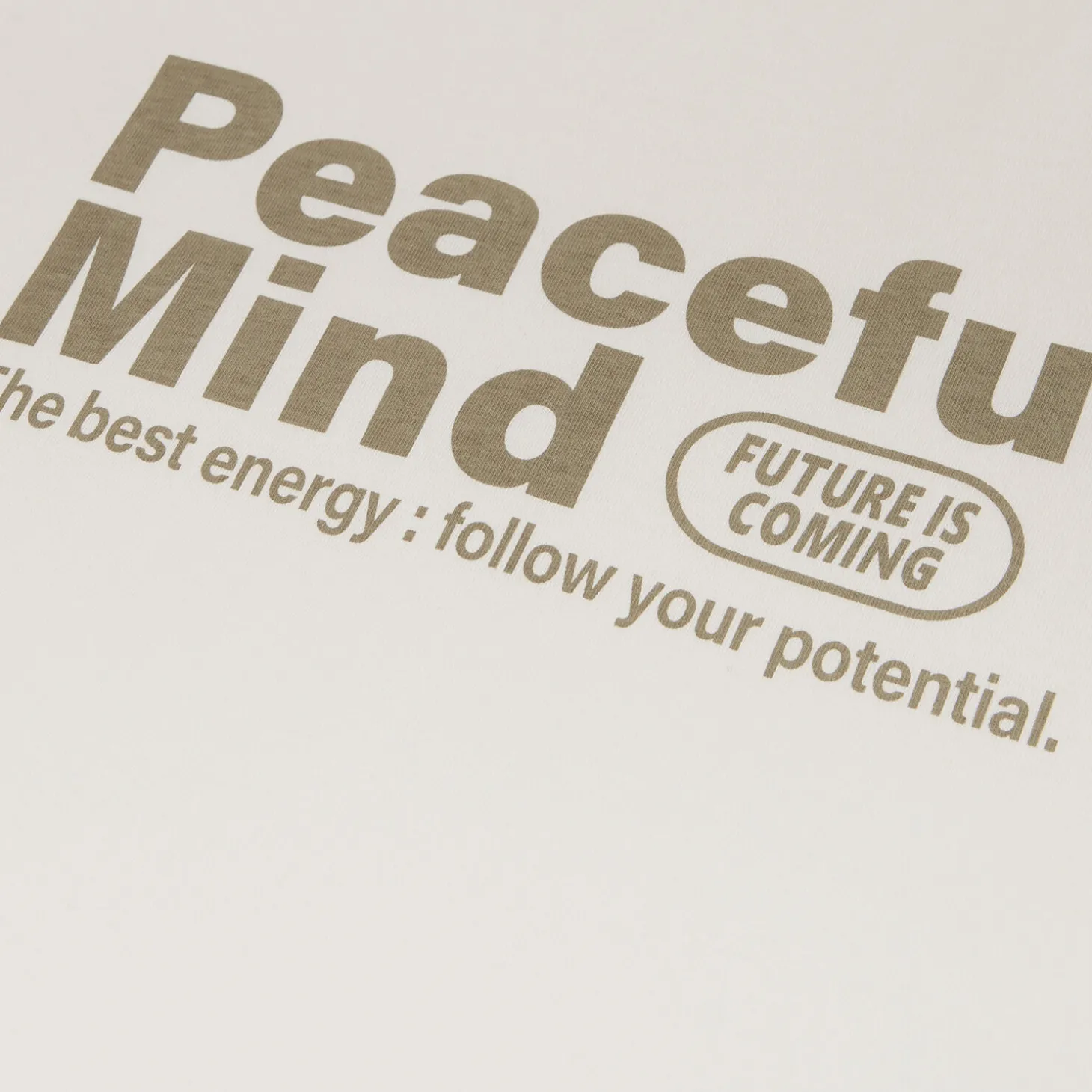 Cheap Katoenen T-shirt met ronde hals en print T-shirt