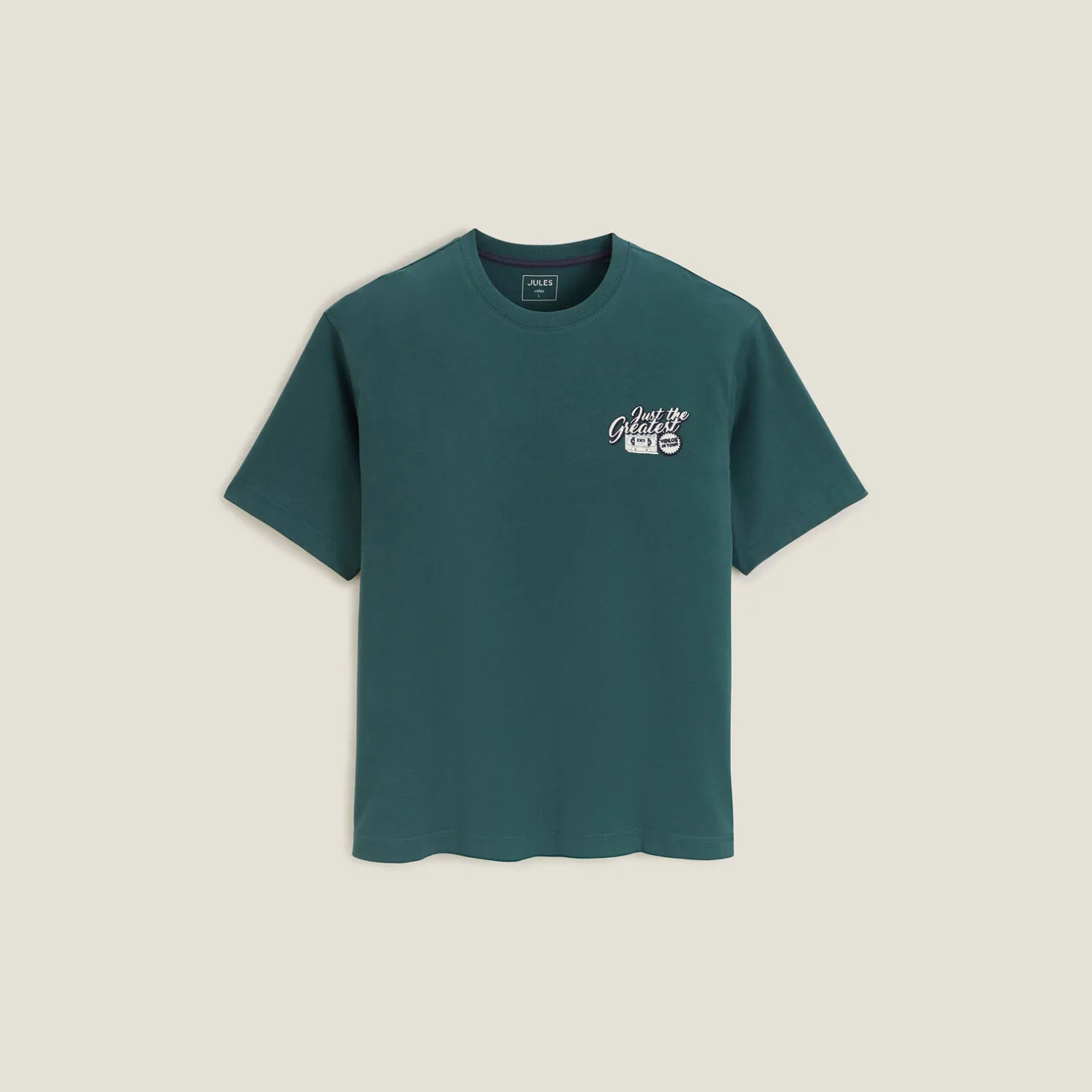 Hot Katoenen T-shirt met ronde hals en print T-shirt