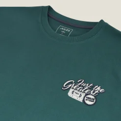 Hot Katoenen T-shirt met ronde hals en print T-shirt