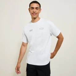 Cheap Katoenen T-shirt met ronde hals en print T-shirt