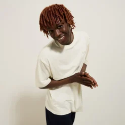 Shop Katoenen T-shirt met ronde hals en print T-shirt