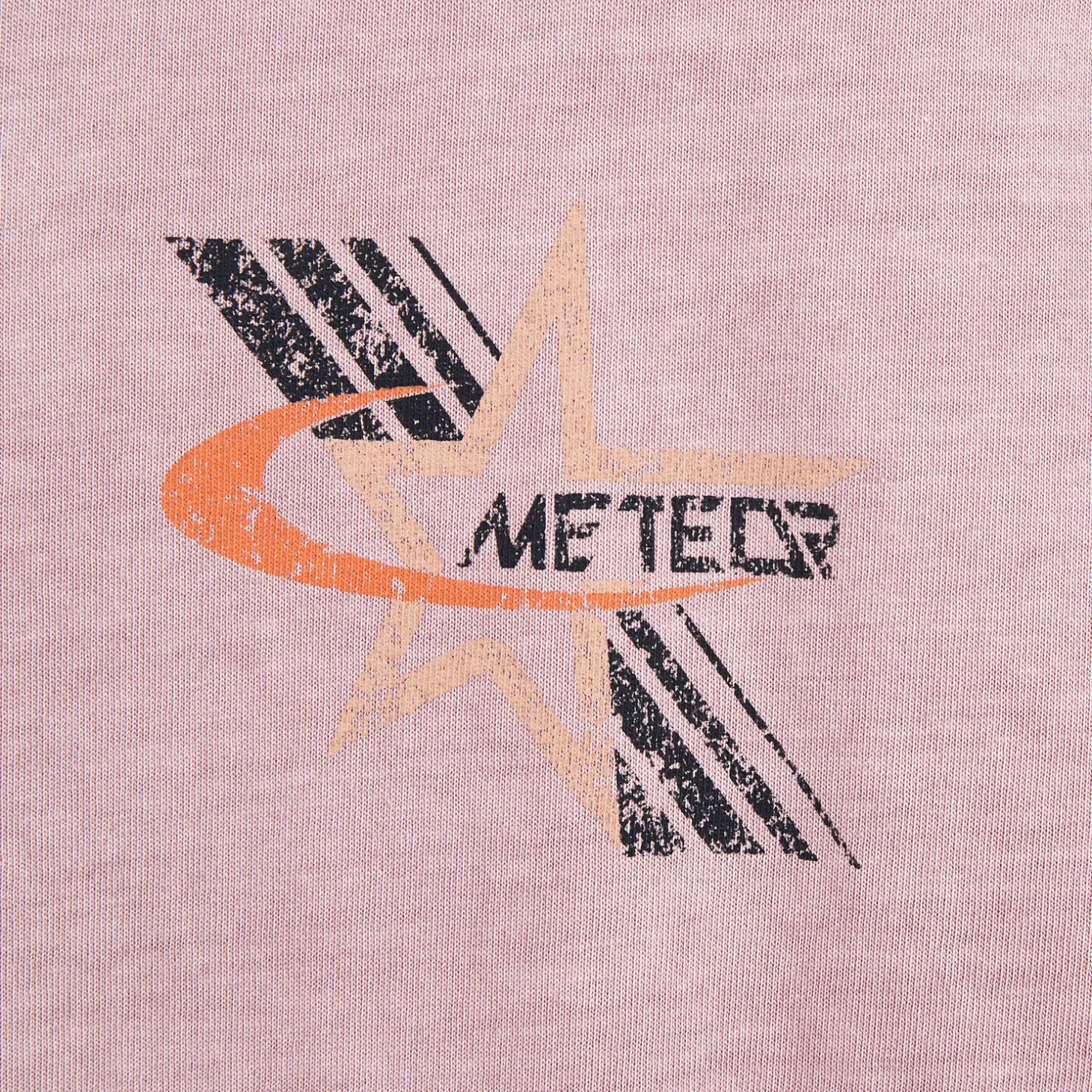 Clearance Katoenen T-shirt met ronde hals en print op de bor T-shirt