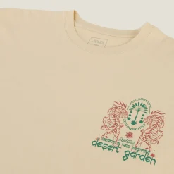 Fashion Katoenen T-shirt met ronde hals en tijger-print T-shirt