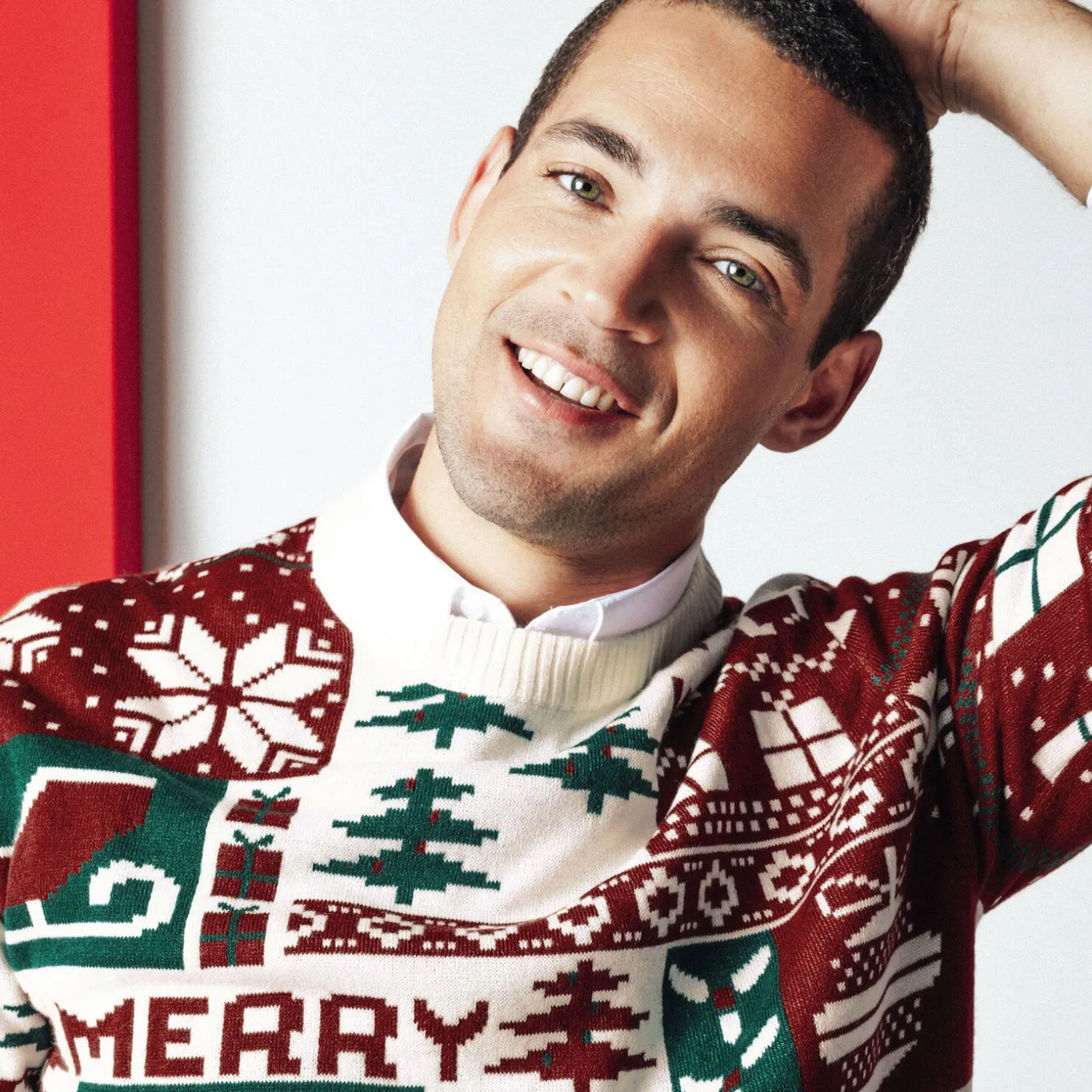 Sale Kersttrui met ronde hals Trui