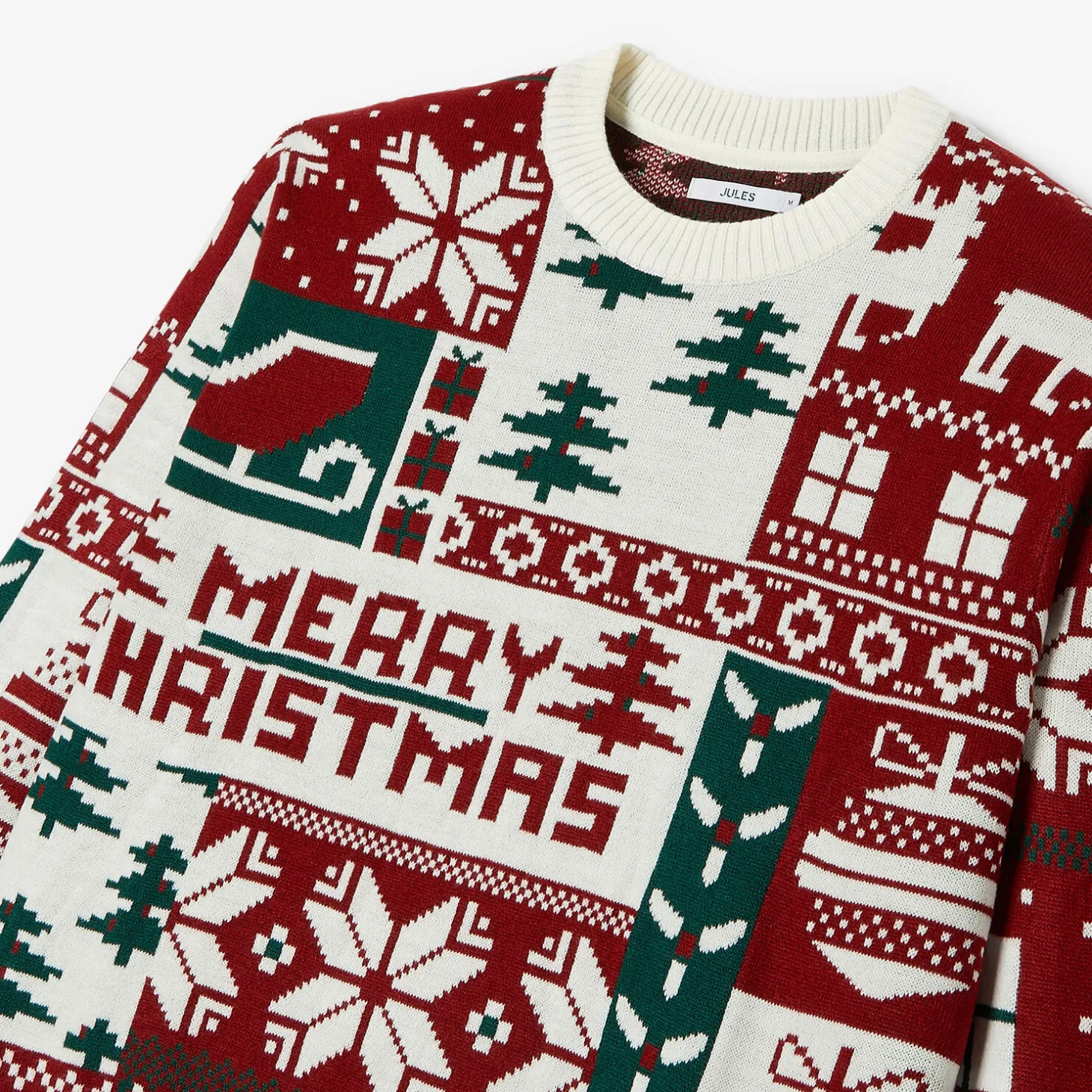 Sale Kersttrui met ronde hals Trui