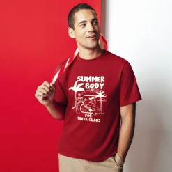 Outlet Kerst-T-shirt met ronde hals T-shirt