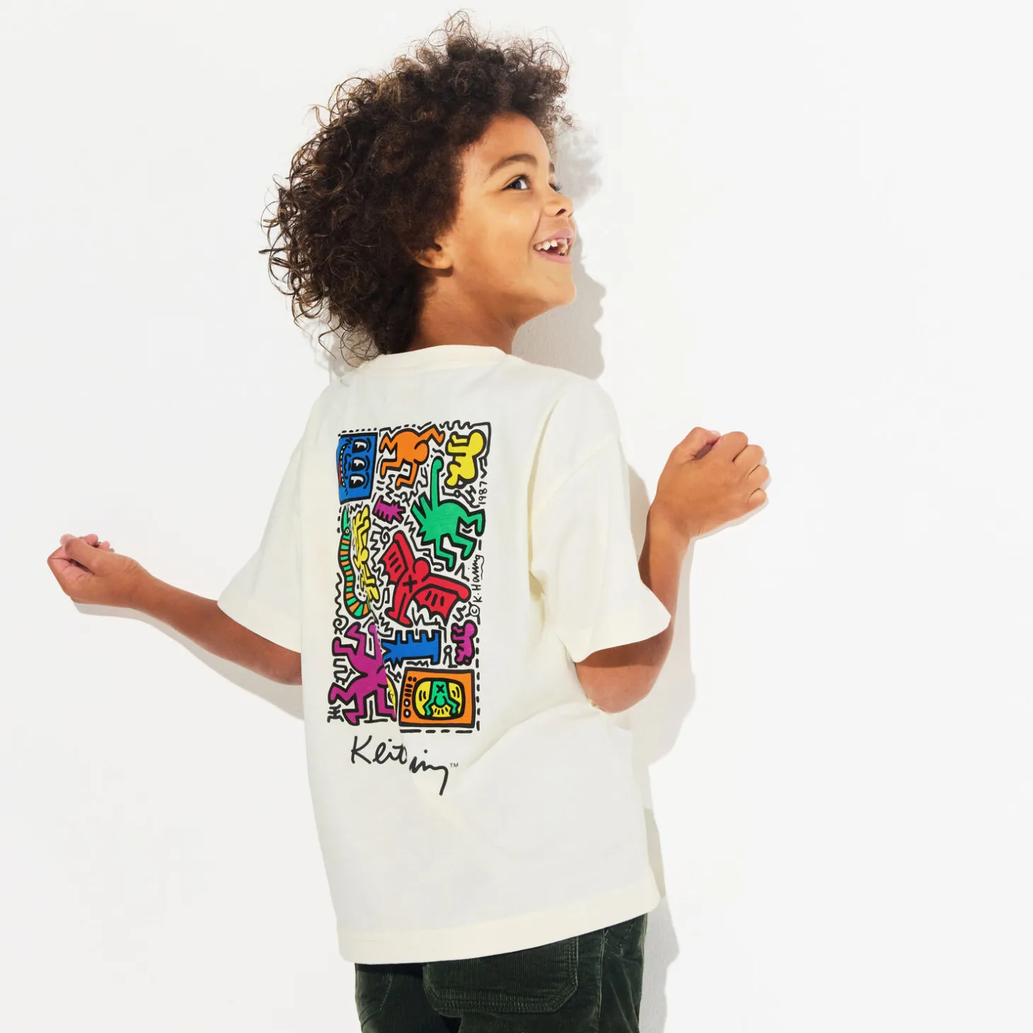 Cheap Kinder-T-shirt, Keith Haring-licentie T-shirt