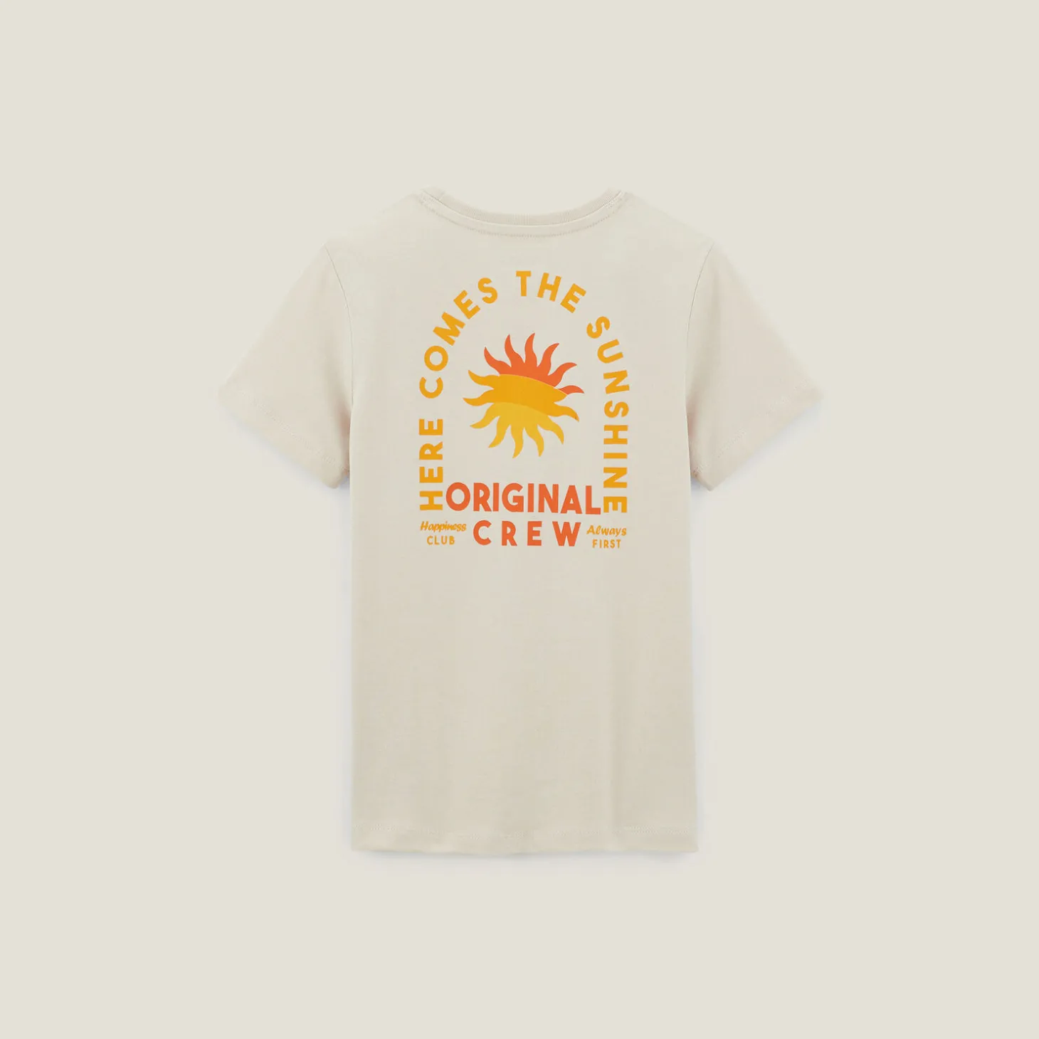 Hot Kinder-T-shirt met print op voor-en achterkant T-shirt