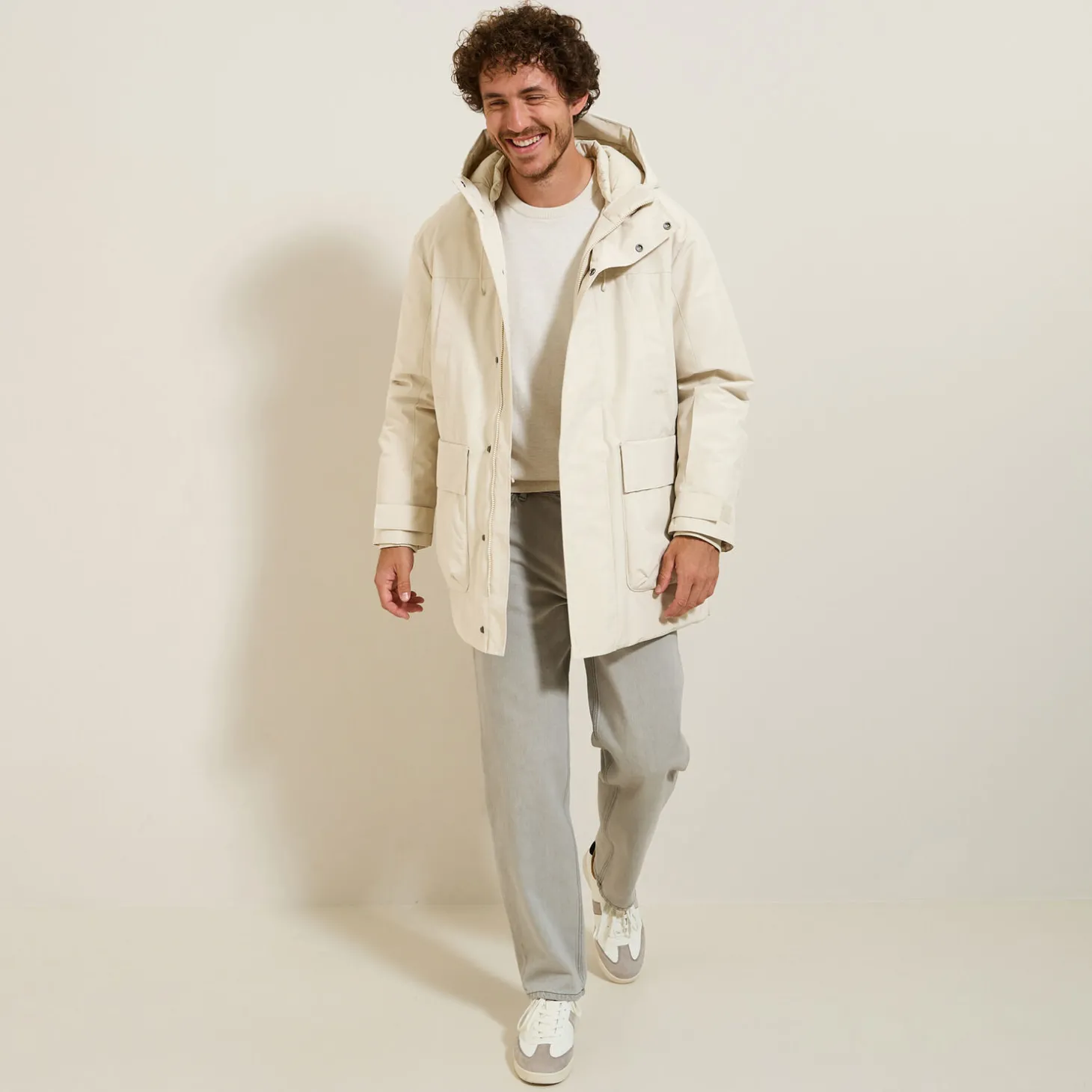 Shop Lange waterafstotende winterparka Mantel & Jack