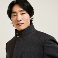 Clearance Lange wintermantel met opstaande kraag Mantel & Jack