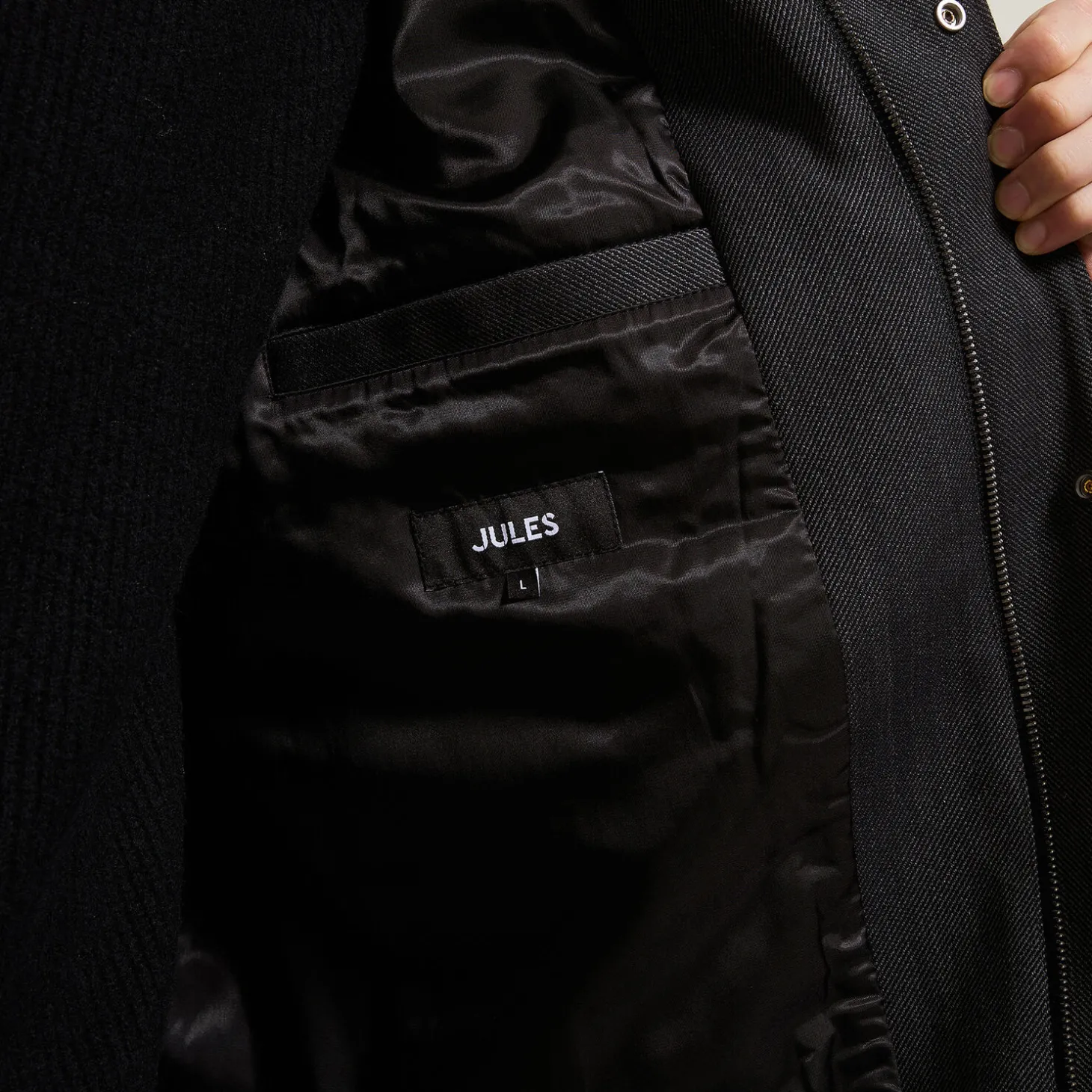 Clearance Lange wintermantel met opstaande kraag Mantel & Jack