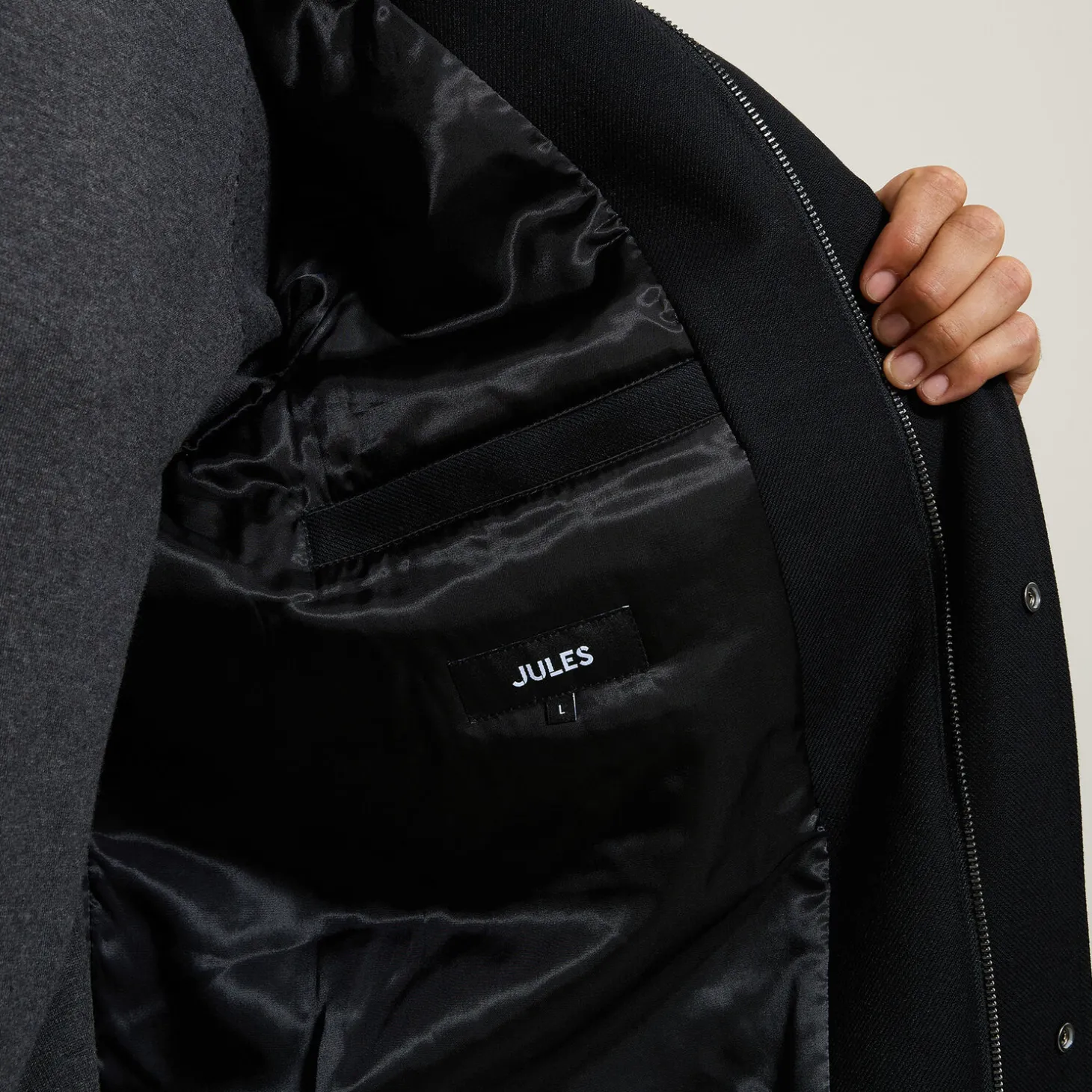 Cheap Lange wintermantel met opstaande kraag Mantel & Jack