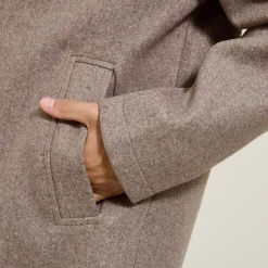 Outlet Lange wintermantel met reverskraag Mantel & Jack