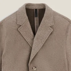 Outlet Lange wintermantel met reverskraag Mantel & Jack