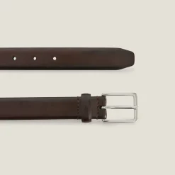 Flash Sale Leren riem met rolgesp Riem & Bretellen|Riem & Bretellen