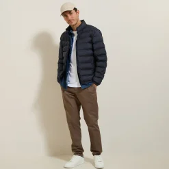 Flash Sale Licht donsjack met opstaande kraag Mantel & Jack