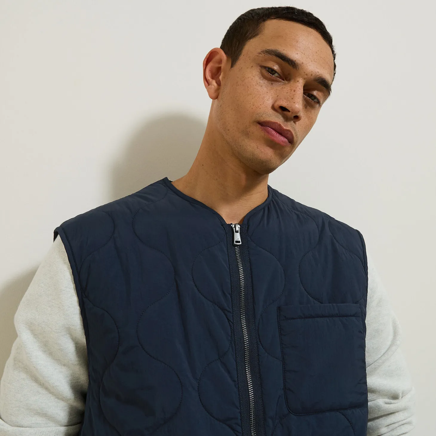 Cheap Licht, gewatteerd donsjack zonder mouwen Mantel & Jack