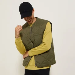 Store Licht, gewatteerd donsjack zonder mouwen Mantel & Jack