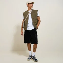 Store Licht, gewatteerd donsjack zonder mouwen Mantel & Jack