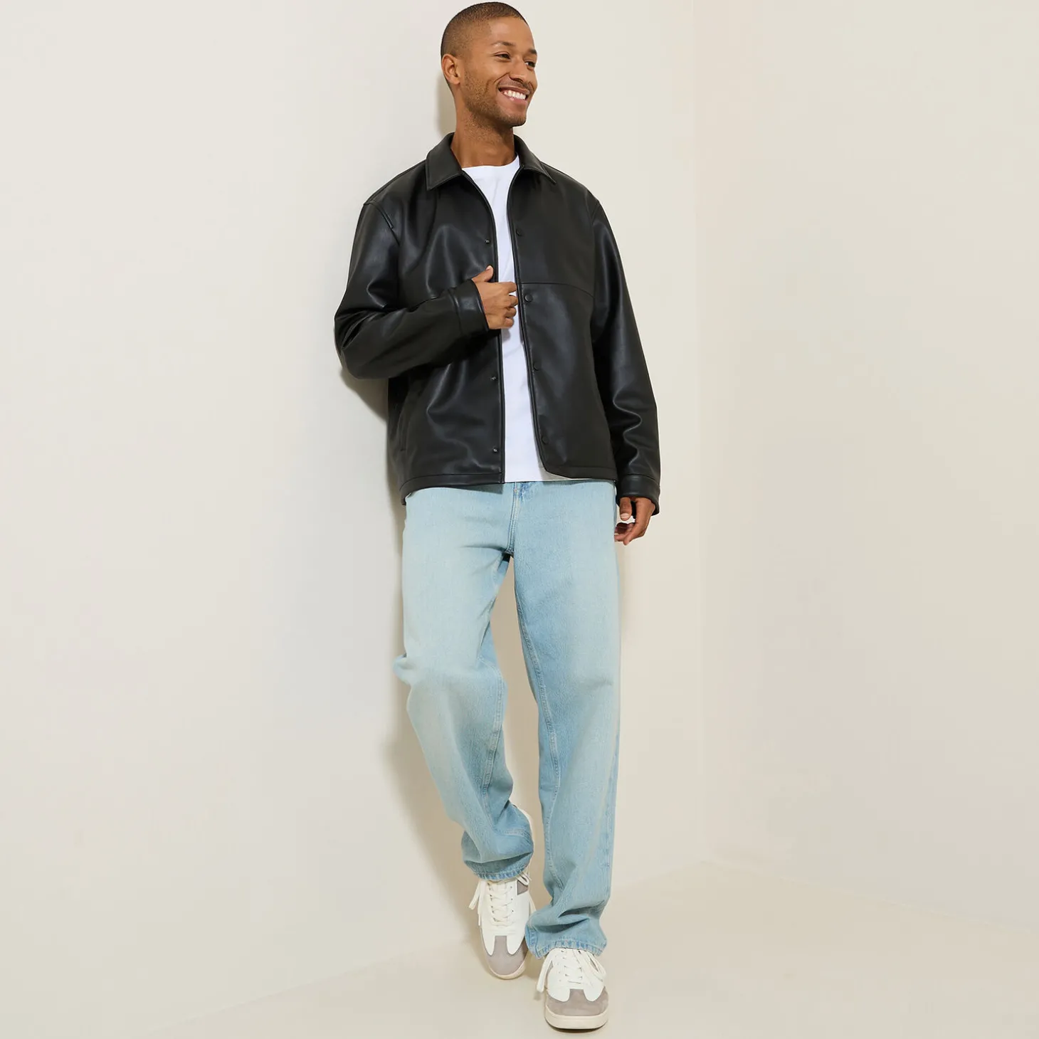 Best Sale Licht vest met hemdskraag Mantel & Jack