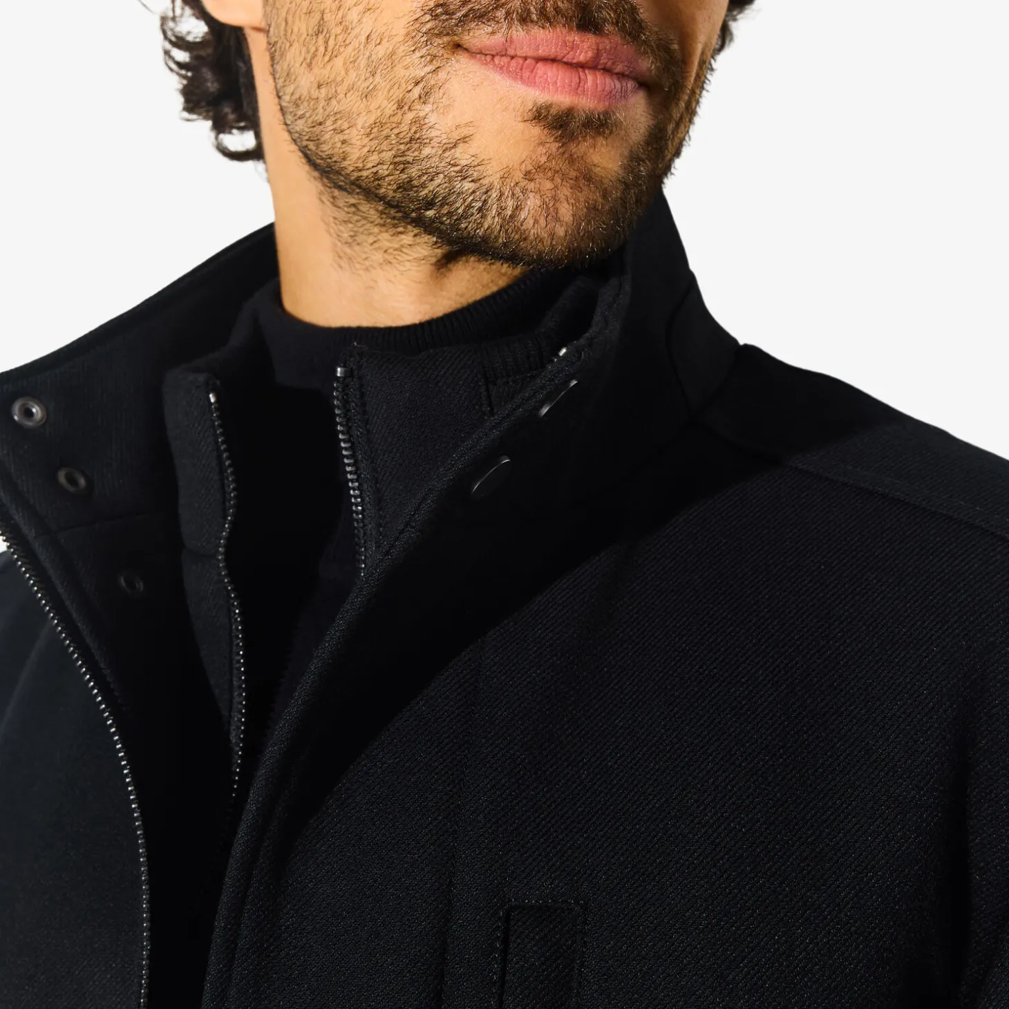 Best Sale Mantel met rits en opstaande kraag Mantel & Jack