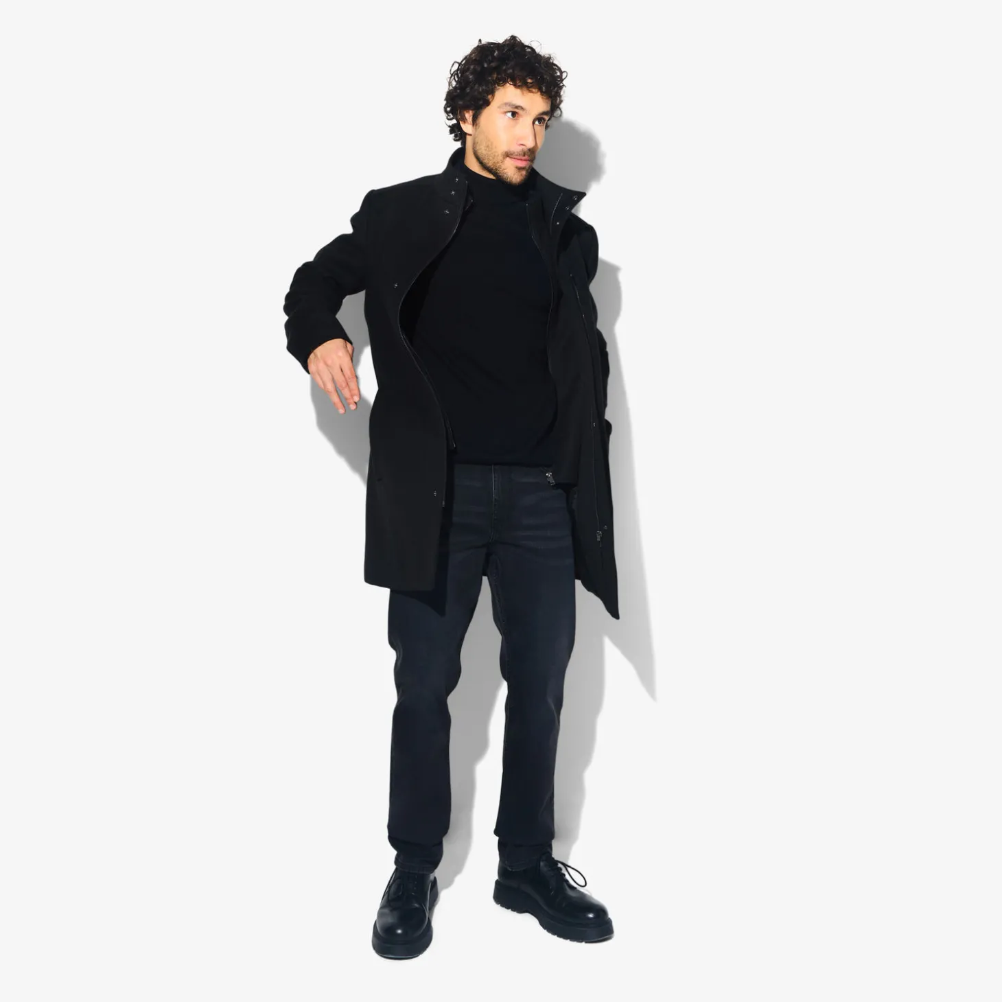 Best Sale Mantel met rits en opstaande kraag Mantel & Jack