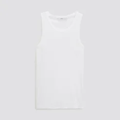 Best Sale Mouwloos hemdje in 1x1 ribboord T-shirt