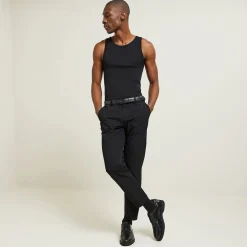 Online Mouwloos hemdje in 1x1 ribboord T-shirt