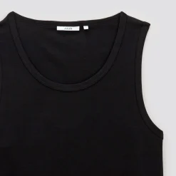 Online Mouwloos hemdje in 1x1 ribboord T-shirt