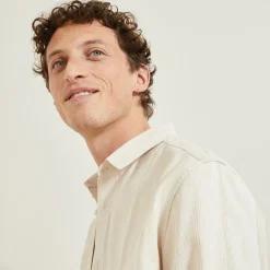 Discount Overhemd van getextureerd katoen Overhemd