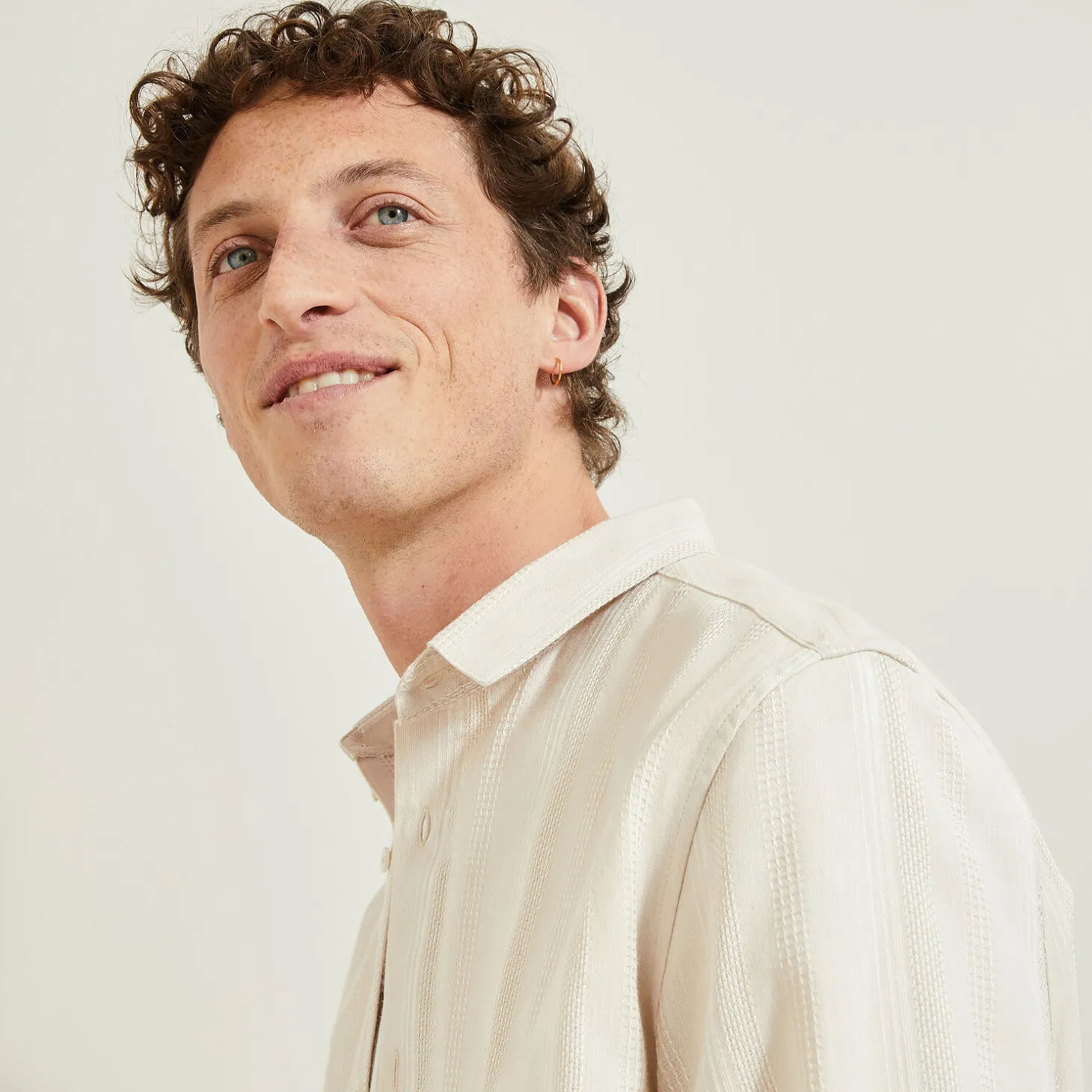 Discount Overhemd van getextureerd katoen Overhemd