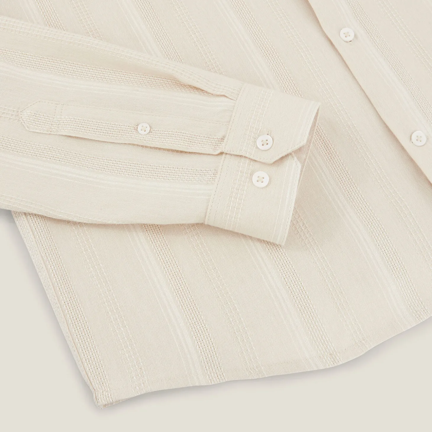 Discount Overhemd van getextureerd katoen Overhemd