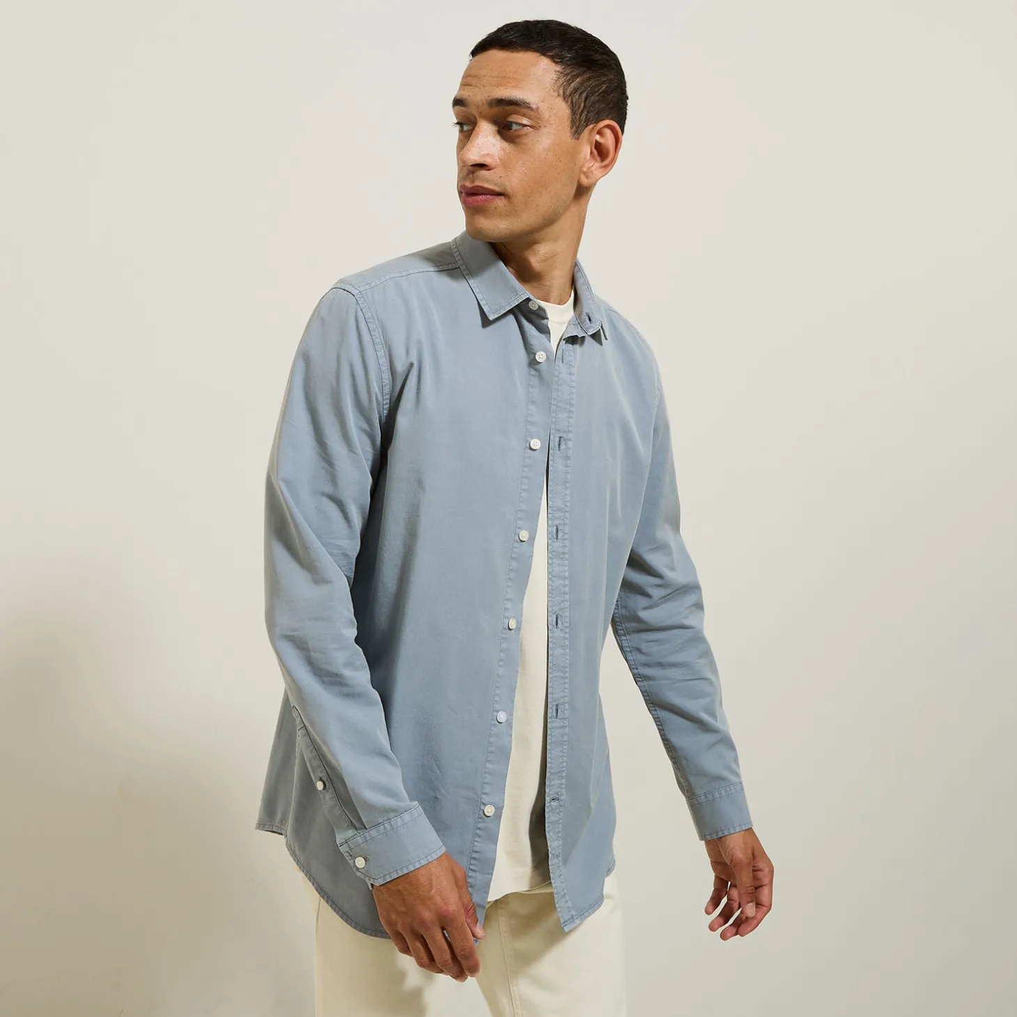 Best Sale Overhemd van tencelkatoen Overhemd