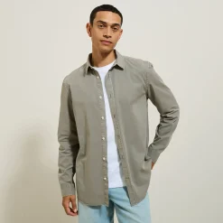 Cheap Overhemd van tencelkatoen Overhemd