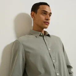 Cheap Overhemd van tencelkatoen Overhemd