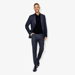 New Pantalon Costume Bleu foncé Broek|Kostuumbroek