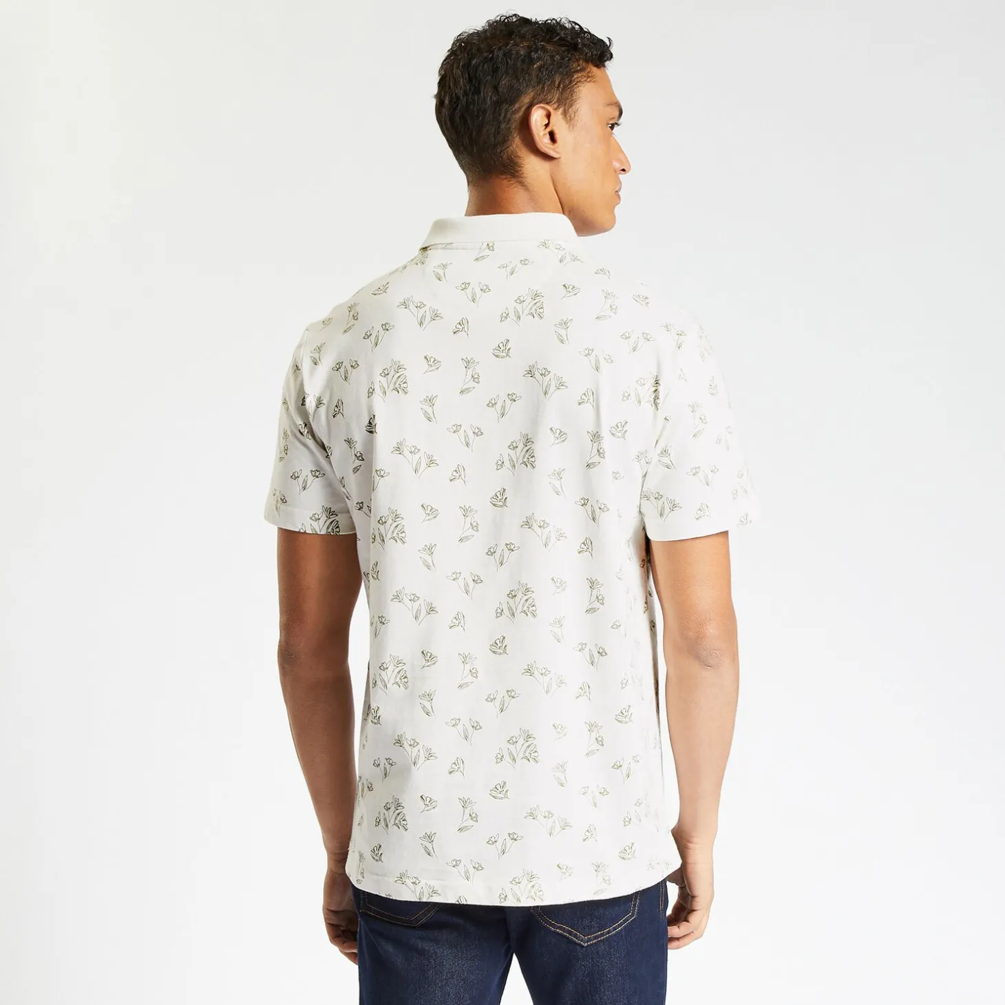 Hot Polo in jerseytricot met korte mouwen en print Polo