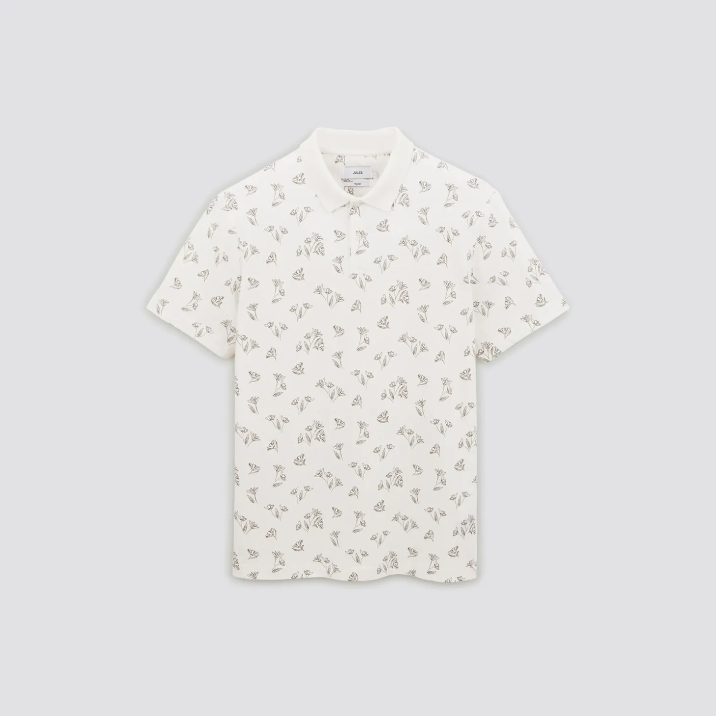 Hot Polo in jerseytricot met korte mouwen en print Polo