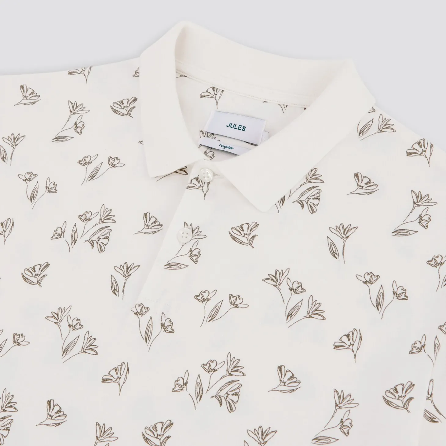 Hot Polo in jerseytricot met korte mouwen en print Polo