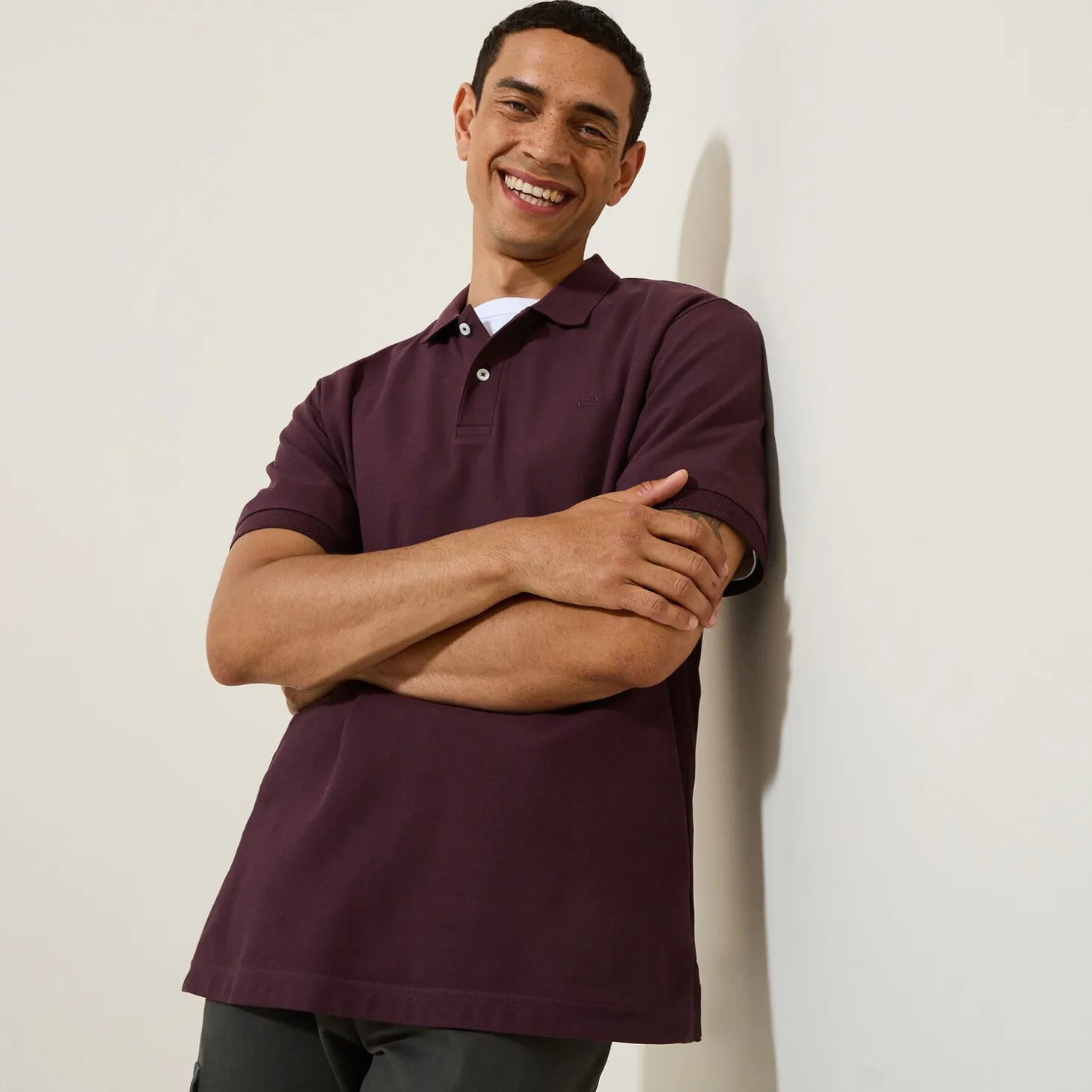 Online Polo in piquékatoen met korte mouwen Polo