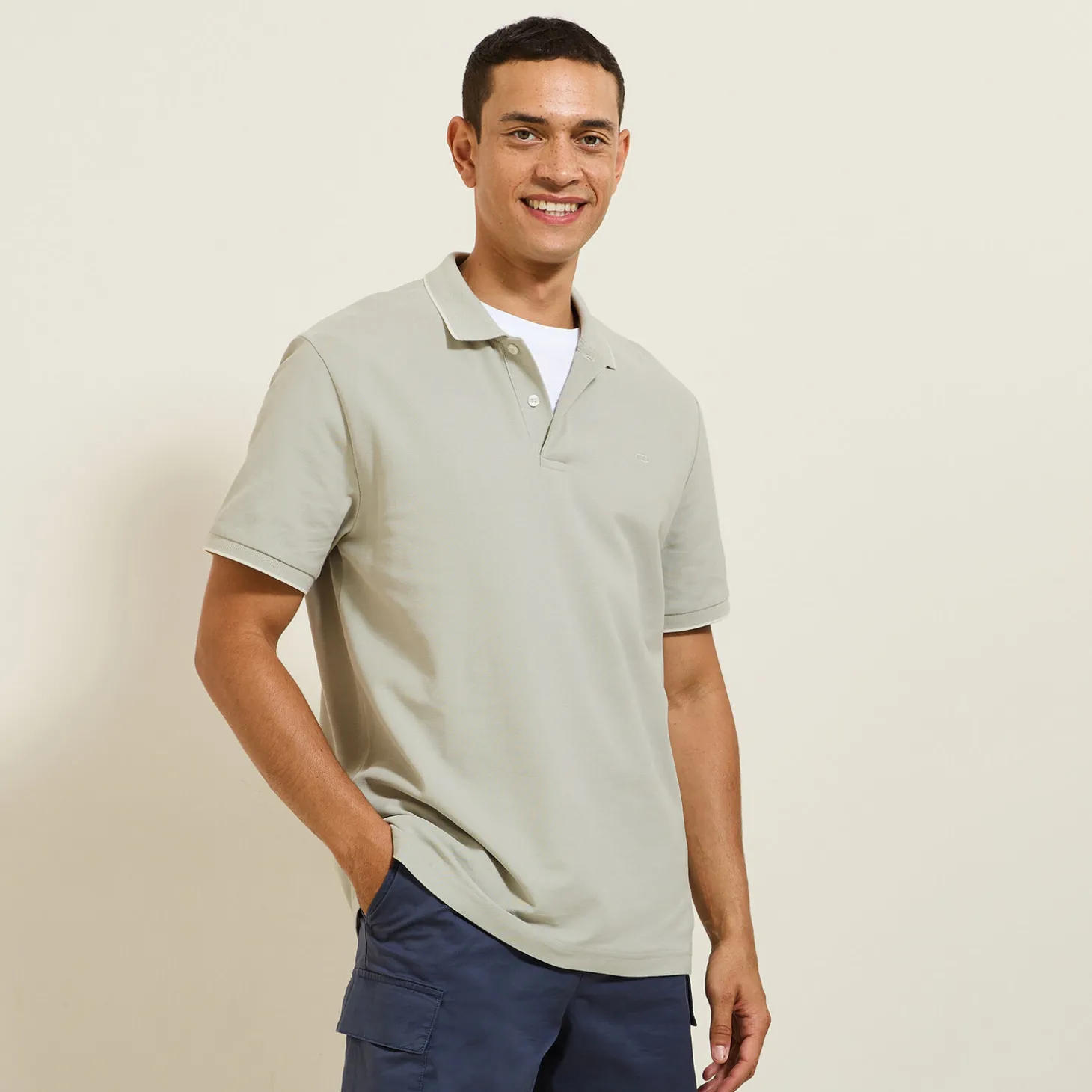 Flash Sale Polo in piquékatoen met korte mouwen Polo