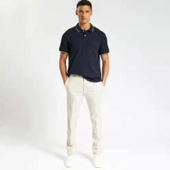 Online Polo in piquékatoen met korte mouwen  Polo